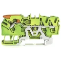 WAGO Earth Terminal Block Green Yellow 2.5mm² 1-Level Cage Clamp ATEX IECEx 2102-1307