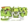 WAGO Earth Terminal Block Green Yellow 2.5mm² 1-Level Cage Clamp ATEX IECEx 2102-1307