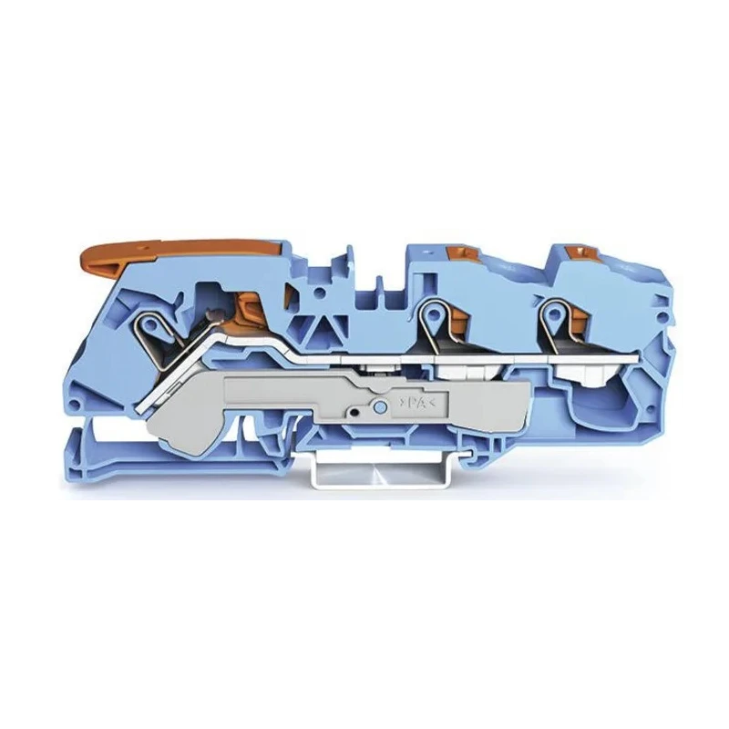 WAGO Feed Through Terminal Block Blue 16mm² 1-Level Cage Clamp IECEx/ATEX 2116-5304