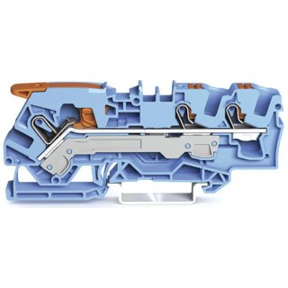WAGO Feed Through Terminal Block Blue 6mm² 1-Level Cage Clamp IECEx/ATEX 2106-5304