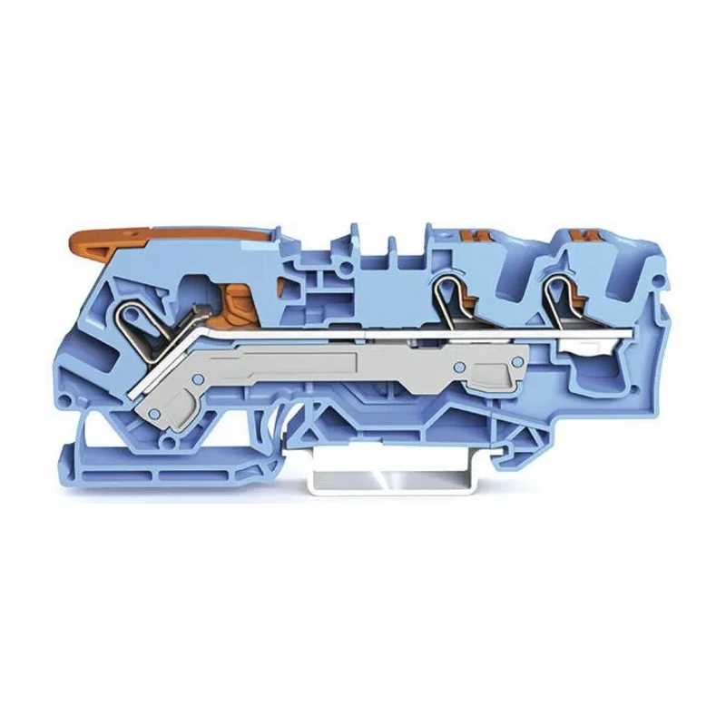 WAGO Feed Through Terminal Block Blue 6mm² 1-Level Cage Clamp IECEx/ATEX 2106-5304
