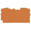 WAGO End & Intermediate Plate for Use with 2006 Series Terminal Blocks Orange Polyamide 66 2006-1292