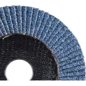 RS PRO Zirconium Flap Disc, 115 mm Diameter, Coarse Grade, 5 Grit, Quick Change Attachment, Pack of 5 184-9842