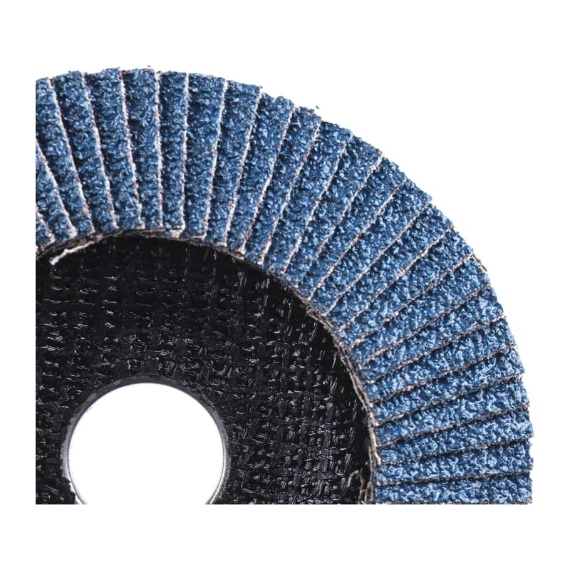 RS PRO Zirconium Flap Disc, 115 mm Diameter, Coarse Grade, 5 Grit, Quick Change Attachment, Pack of 5 184-9842