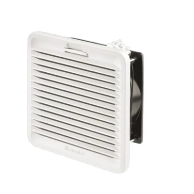 Finder 7F Series Filter Fan, 120V AC, 28W Power, 100 m³/h Filtered Air Flow, 115 m³/h Unimpeded Air Flow, Rated, 209 mm IP54