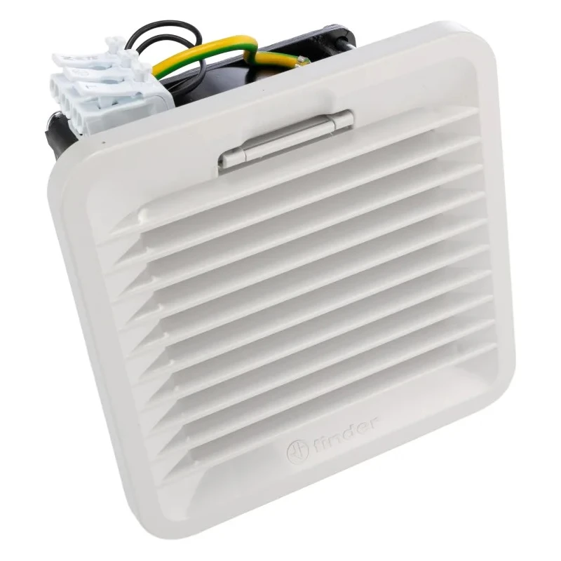 Finder 7F Series Filter Fan, 120V AC, 17W, 24 m³/h Filtered and Unimpeded Air Flow, , 120 mm x 120 mm, Ball Bearing IP54