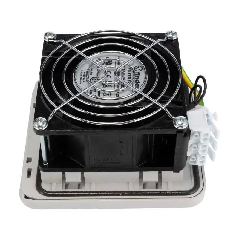 Finder 7F Series Filter Fan, 120V AC, 17W, 24 m³/h Filtered and Unimpeded Air Flow, , 120 mm x 120 mm, Ball Bearing IP54