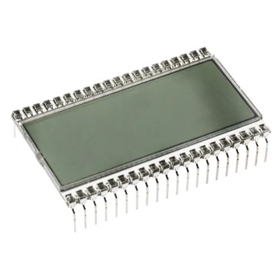 RS PRO 7 Segment LED LCD Monochrome Display Black on Grey 1 x 4 Characters 50.8 x 30.5 x 2.9 mm 185-0171