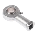 Durbal M20 x 1.5 Female Forged Steel Rod End with 20mm Bore, Left Hand Thread, Forged Steel Housing, BRF 20-00-502
