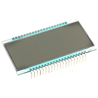 RS PRO 7 Segment LED LCD Monochrome Display, Black on Grey, 1 x 4 185-0200