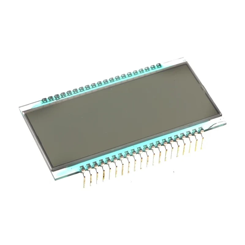 RS PRO 7 Segment LED LCD Monochrome Display, Black on Grey, 1 x 4 185-0200