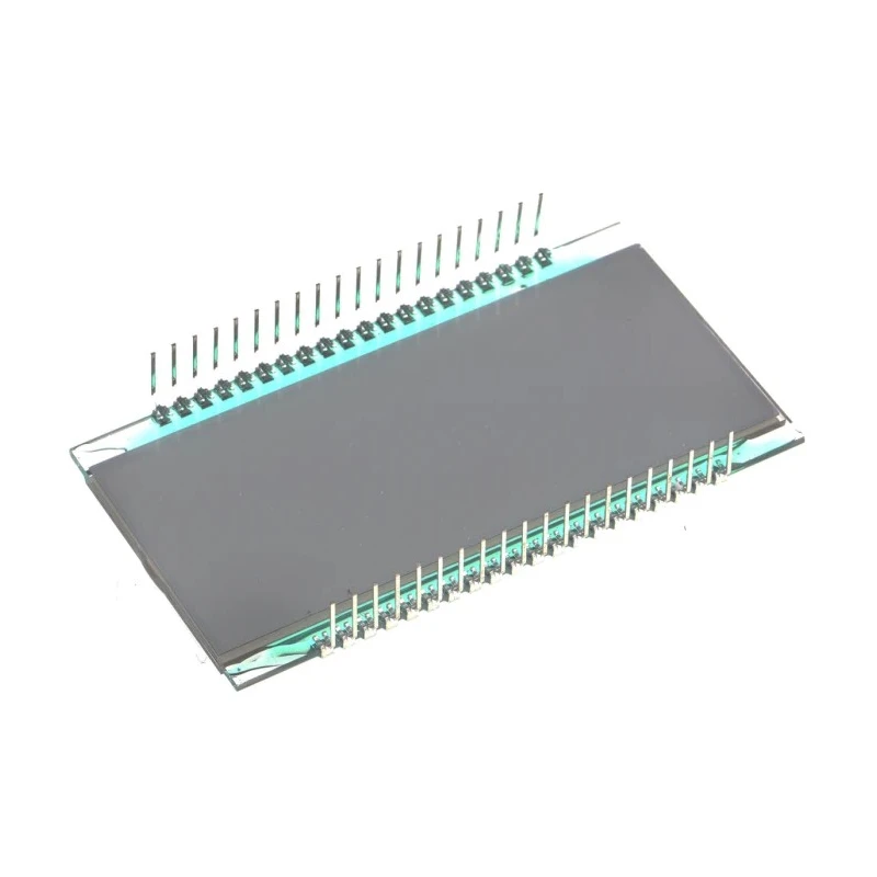 RS PRO 7 Segment LED LCD Monochrome Display, Black on Grey, 1 x 4 185-0200