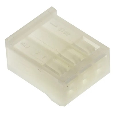 Molex SPOX Female Connector Housing, 3.96 mm Pitch, 3 Way, 1 Row Straight 09-50-1031
