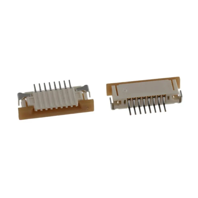 Molex 1 mm Pitch 8 Way Right Angle Female FPC Connector, Solder 52271-0869