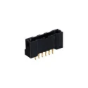Hirose DF51 Series Straight Through Hole PCB Header, 4 Contacts, 2 mm Pitch, 1 Row, Shrouded 