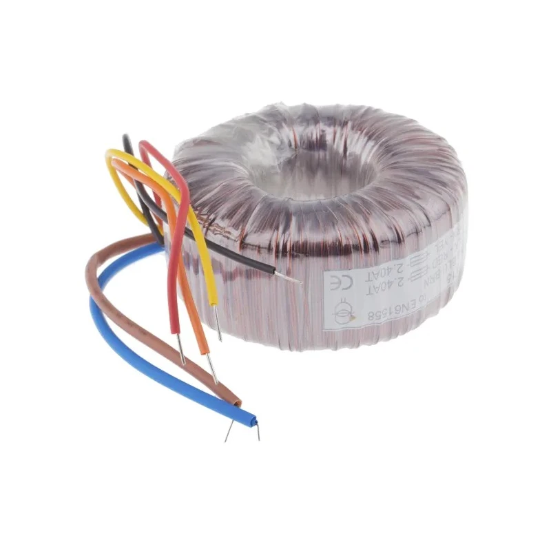 RS PRO 230 V ac 2 x 25 V ac Toroidal Transformer 2 Output 120 VA 671-9006