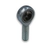 Fluro M12 x 1.25 Male Galvanised Steel Rod End Metric with 12mm Bore GASW12x1.25
