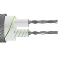 RS PRO Type K Thermocouple Cable/Wire, Screened, Fibreglass Insulation, 5 m Length, 350 °C Max Operating 185-3012