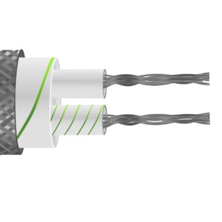 RS PRO Type K Thermocouple Cable/Wire, Screened, Fibreglass Insulation, 5 m Length, 350 °C Max Operating 185-3012