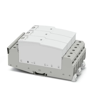 Phoenix Contact Industrial Lightning Arrester, 10 mA, DIN Rail Mount, 106.8x74.5 mm, 440V AC, FLT-SEC Series 2907260