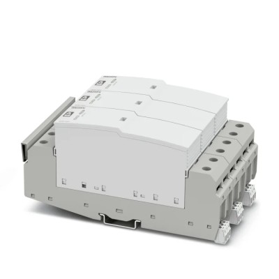 Phoenix Contact Industrial Lightning Arrester, 10 mA, DIN Rail Mount, 106.8x74.5 mm, 440V AC, FLT-SEC Series 2907260