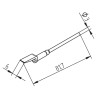 Ersa Desoldering Gun Tip, Straight Knife Shape, 4mm Length for MFR-DSX, MFR-SDI, MFR-SDX, MFR-HDS, MFR-DSI Systems 452EDLF060