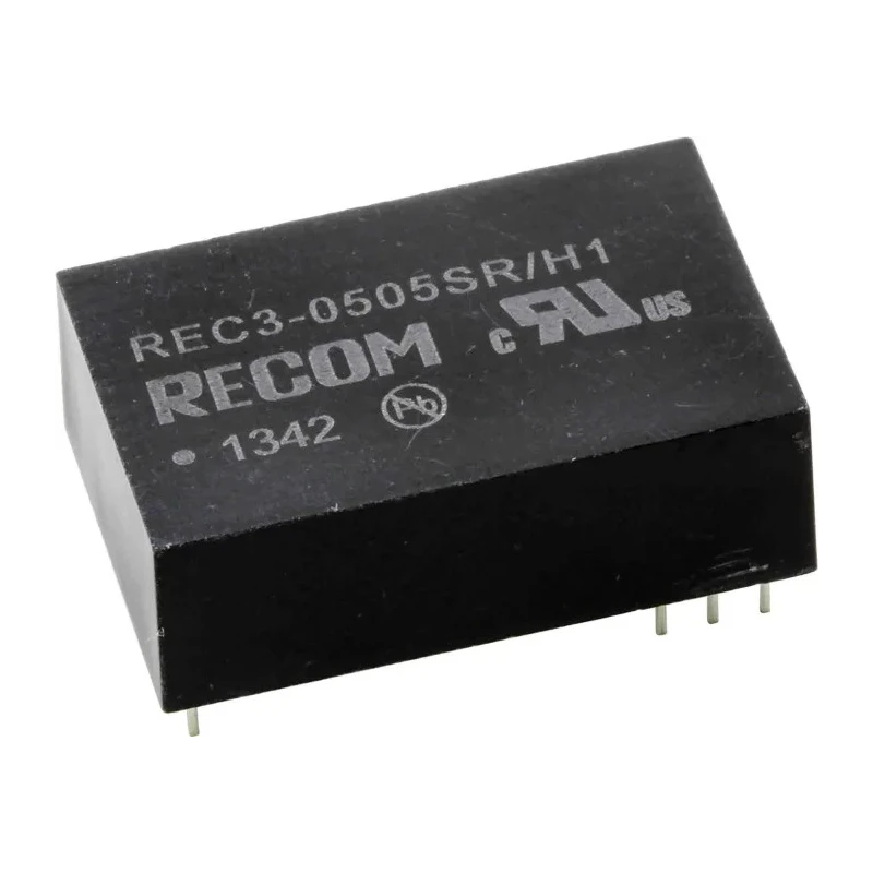 Recom DC/DC Converter 5V dc Output 600mA, 5V dc Input, 4.5V Minimum Input, 3W Power, Through Hole, PDIP Package REC3