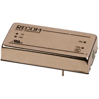 Recom DC/DC Converter 12V Output, 18-36V Input, 15W Power, Through Hole Mount, 6-Pin RP15