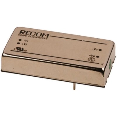 Recom DC/DC Converter 12V Output, 18-36V Input, 15W Power, Through Hole Mount, 6-Pin RP15