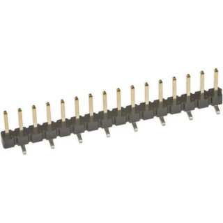 Amphenol Communications Solutions Bergstik Series Straight Surface Pin Header 12 Contacts 2.54 mm Pitch 1 Row 95293-101-12LF