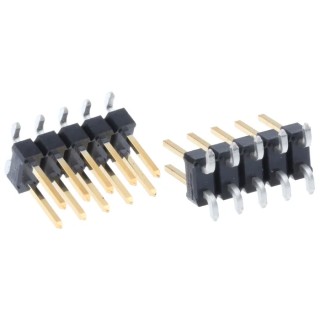 Amphenol Communications Solutions Bergstik Series Straight Surface Pin Header 10 Contacts 2.54 mm Pitch 2 Row 95278-101-10LF