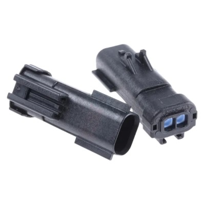 Delphi Apex Automotive Connector Male/Female Sealed Coupling Housing Crimp, Cable Mount, 2.8mm Diameter, Polyamide 54200210