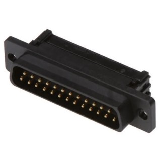 ASSMANN WSW D-Sub Connector 25 Way Right Angle 2.54 mm Pitch Cable with PCB Male A-DSF 25LPIII/FP