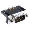 ASSMANN WSW 15 Way Right Angle 2.29 mm Pitch Through Hole D-Sub Connector Male A-HDS 15 A-KG/T