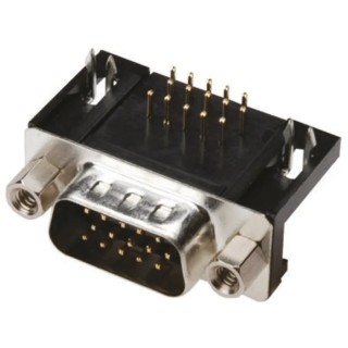 ASSMANN WSW 26 Way Right Angle 2.29 mm Pitch Through Hole D-Sub Connector Male A-HDS 26 A-KG/T