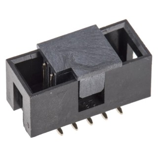 ASSMANN WSW AWHW Series Straight Surface PCB Header, 10 Contacts, 2.54 mm Pitch, 2 Row, Shrouded AWHW 10G-SMD