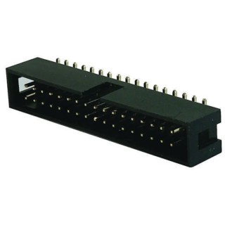 ASSMANN WSW AWHW Series Straight Surface PCB Header, 34 Contacts, 2.54 mm Pitch, 2 Row, Shrouded AWHW 34G-SMD