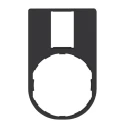 Schneider Electric Legend Holder for Use with XB5 Pushbuttons XB4 Pushbuttons ZBZF33