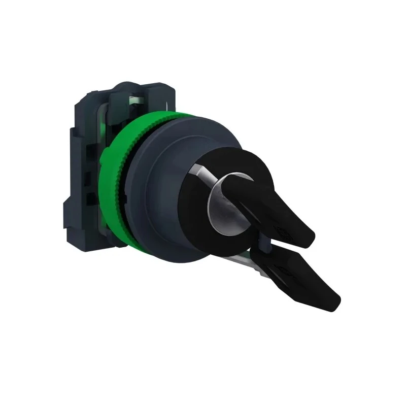 Schneider Electric Key Switch IP69K IP66 IP69 IP67, SPST 2-Way Ronis 455-Key XB5FG41