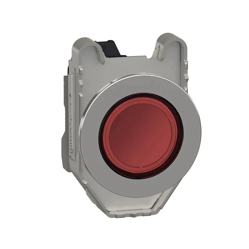 Schneider Electric Flush Red LED Pilot Light Harmony XB4, 30 mm Cutout, 21.6-30 V AC/DC, IP69 XB4FVB4