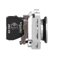Schneider Electric Flush Red LED Pilot Light Harmony XB4, 30 mm Cutout, 21.6-30 V AC/DC, IP69 XB4FVB4