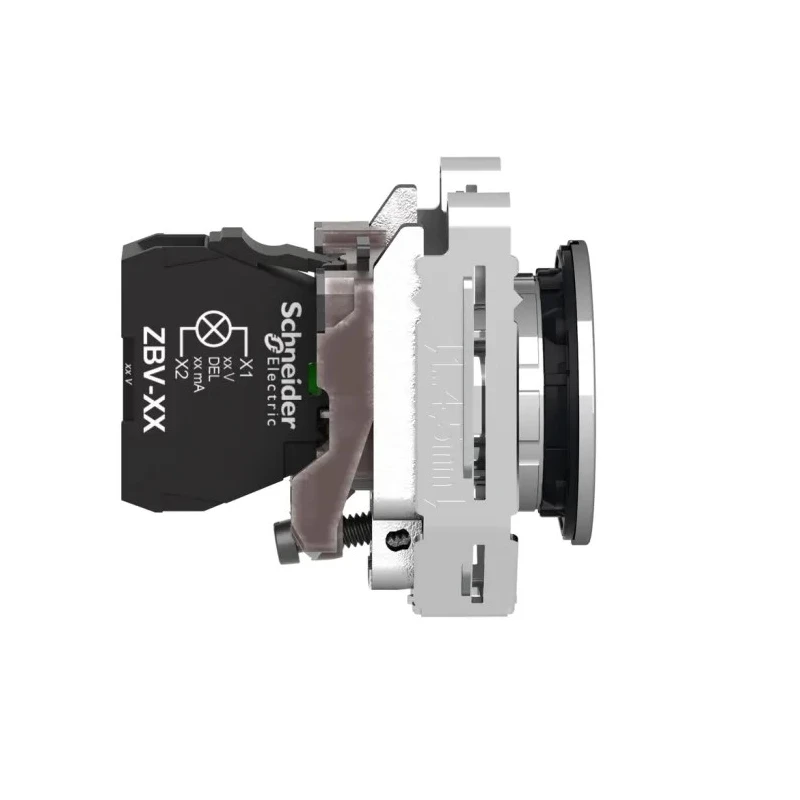 Schneider Electric Flush Red LED Pilot Light Harmony XB4, 30 mm Cutout, 21.6-30 V AC/DC, IP69 XB4FVB4