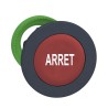 Schneider Electric Harmony XB5 Series Red Momentary Push Button Head, 30 mm Cutout Diameter, IP66 IP67 IP69K ZB5FA433