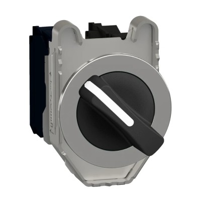 Schneider Electric Selector Switch SPDT 2 Positions 30 mm Cutout Diameter IP67/IP69 Harmony XB4 XB4FD25