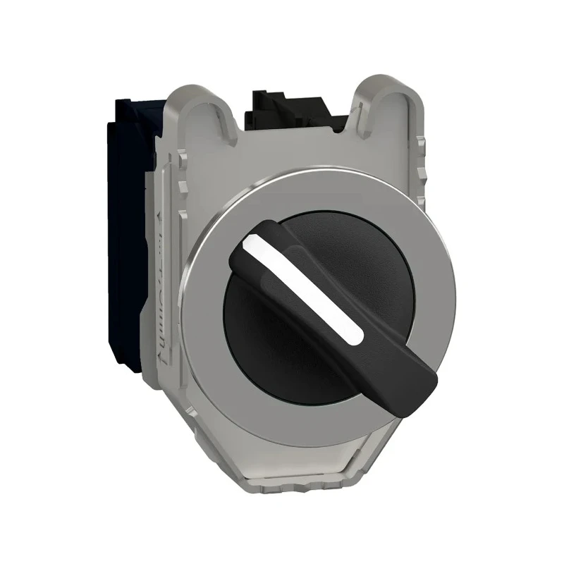 Schneider Electric Selector Switch SPDT 2 Positions 30 mm Cutout Diameter IP67/IP69 Harmony XB4 XB4FD25