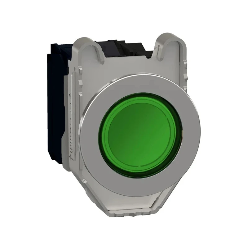 Schneider Electric Harmony XB4 Series Illuminated Push Button Switch Spring Return Panel Mount 30 mm Cutout SPDT XB4FW33B5