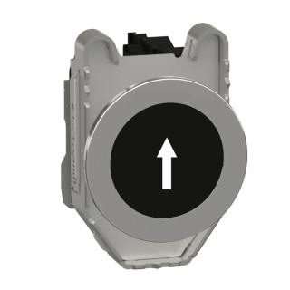 Schneider Electric Harmony XB4 Series Push Button Switch Spring Return Panel Mount 30 mm Cutout SPST Black LED 600 XB4FA3351