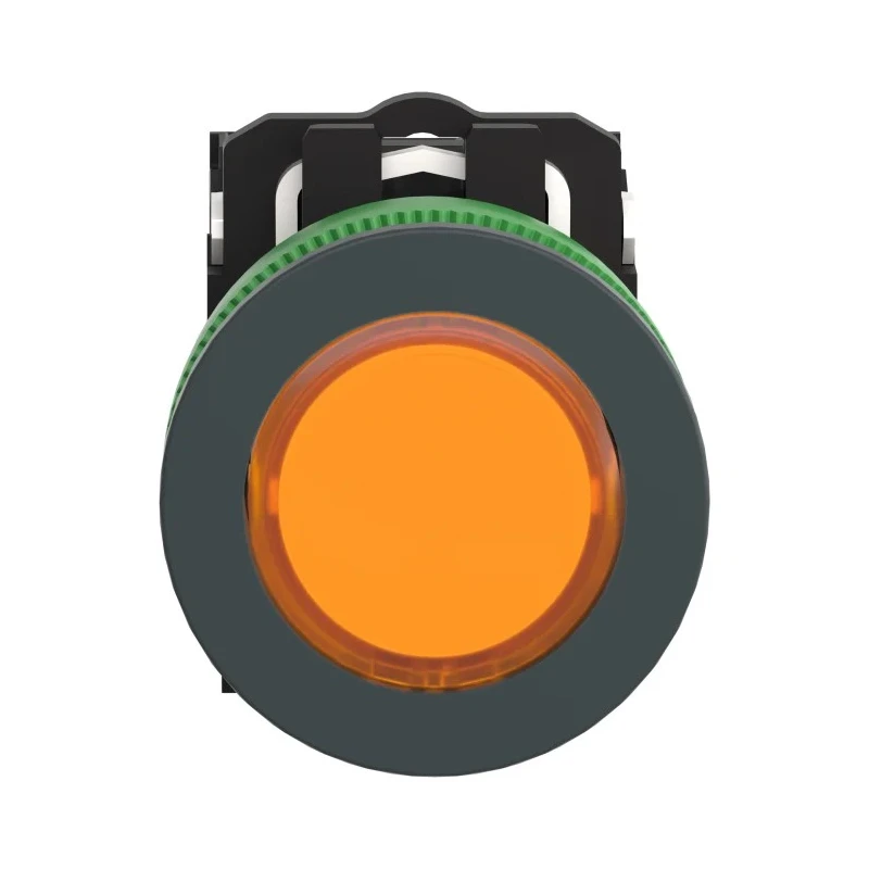 Schneider Electric XB5 Series Illuminated Push Button Switch, Spring Return, Panel Mount, 30 mm Cutout, SPDT XB5FW35B5