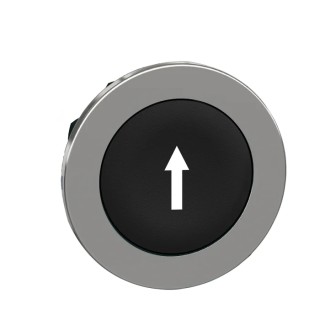 Schneider Electric Harmony XB4 Series Black Metal Momentary Round Push Button Head 30 mm Cutout ZB4FA335