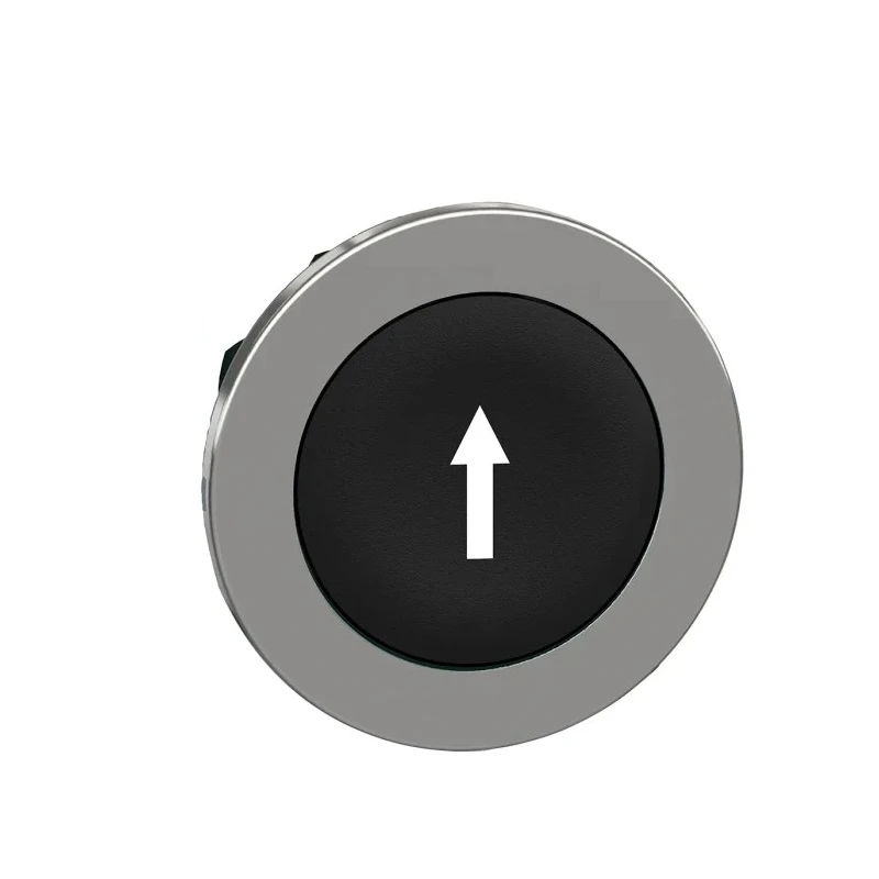 Schneider Electric Harmony XB4 Series Black Metal Momentary Round Push Button Head 30 mm Cutout ZB4FA335
